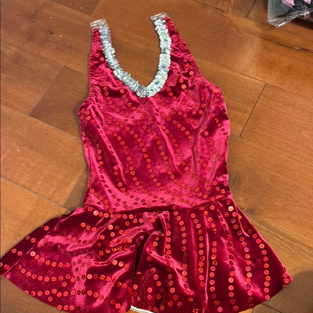 Red Sequin Kids Costume